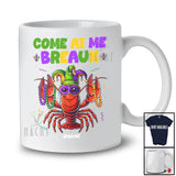 Personalized Custom Name Come At Me Breaux; Joyful Mardi Gras Masked Crawfish; Parades T-Shirt