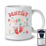 Personalized Custom Name Dentist Got Me Pregnant; Lovely Christmas Pregnancy; Jobs Family T-Shirt