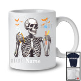 Personalized Custom Name Dentist Skeleton, Horror Halloween Costume Proud Careers Group T-Shirt