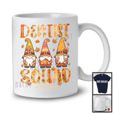 Personalized Custom Name Dentist Squad; Lovely Thanksgiving Three Gnomes Plaid; Jobs T-Shirt