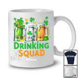 Personalized Custom Name Drinking Squad; Joyful St. Patrick's Day 3 Beer Glasses; Drunker T-Shirt