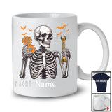 Personalized Custom Name Engineer Skeleton, Horror Halloween Costume Proud Careers Group T-Shirt