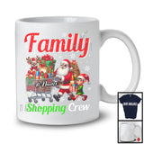 Personalized Custom Name Family Shopping Crew; Amazing Christmas Santa Elf; X-mas Group T-Shirt