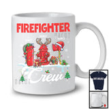 Personalized Custom Name Firefighter Crew; Amazing Christmas Jobs Tools; Proud Careers T-Shirt