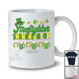 Personalized Custom Name Firefighter Shenanigator; Proud St. Patrick's Day Jobs; Beer Drinking T-Shirt