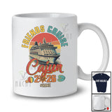 Personalized Custom Name Friends Cruise Cajun 2026; Joyful Summer Vacation Vintage Retro T-Shirt