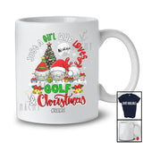 Personalized Custom Name Girl Who Loves Golf Christmas; Amusing Custom Name Sport Player T-Shirt