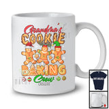 Personalized Custom Name Grandma's Cookie Baking Crew; Joyful Christmas Gingerbreads; Family T-Shirt