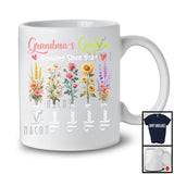 Personalized Custom Name Grandma's Garden Growing Since Year, Lovely Mother's Day Sunflower T-Shirt