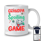 Personalized Custom Name Grandpa Is My Name Spoiling Is My Game, Lovely Christmas Gamer, Family T-Shirt