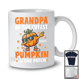 Personalized Custom Name Grandpa Of Cutest Pumpkin; Lovely Thanksgiving Dabbing Family T-Shirt