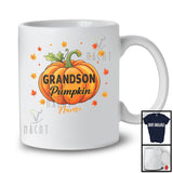 Personalized Custom Name Grandson Pumpkin; Awesome Thanksgiving Pumpkin; Fall Family Group T-Shirt