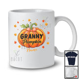 Personalized Custom Name Granny Pumpkin; Awesome Thanksgiving Pumpkin; Fall Family Group T-Shirt