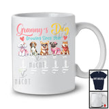 Personalized Custom Name Granny's Dog Growing Since Year, Lovely Mother's Day Dog Lover T-Shirt