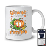 Personalized Custom Name Growing A Little Pumpkin; Fantastic Thanksgiving Pregnancy; Family T-Shirt