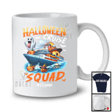 Personalized Custom Name Halloween Cruise Squad; Lovely Boo Ghost Pumpkin Cruise Family T-Shirt