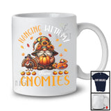 Personalized Custom Name Hanging With My Gnomies, Amazing Thanksgiving Gnomes Turkey Pie T-Shirt