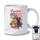 Personalized Custom Name He Being A President; Amazing Christmas Tree US Flag; Trump Back 2024 T-Shirt