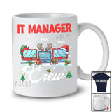 Personalized Custom Name IT Manager Crew; Amazing Christmas Jobs Tools; Proud Careers T-Shirt