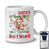 Personalized Custom Name I'm On Santa's Naughty List, Sarcastic Christmas Squirrel, Family X-mas T-Shirt