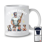 Personalized Custom Name I'm Their Father, Lovely Father's Day Bassoon, Musical Instruments T-Shirt
