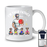 Personalized Custom Name I'm Their Father, Lovely Father's Day Bowling Player, Sport Family T-Shirt