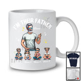 Personalized Custom Name I'm Their Father, Lovely Father's Day Harmonica, Musical Instruments T-Shirt