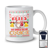 Personalized Custom Name If You Like My Bells See My Cookie; Joyful Christmas Santa; Sweater T-Shirt