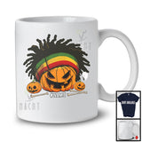 Personalized Custom Name Jamaican Carved Pumpkin; Awesome Halloween Jamaica Family Group T-Shirt