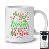 Personalized Custom Name Jesus Is The Reason For The Season; Awesome Christmas Lights Family T-Shirt