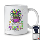 Personalized Custom Name Let The Shenanigans Begin; Joyful Mardi Gras Masked Bowling Beads T-Shirt