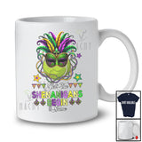 Personalized Custom Name Let The Shenanigans Begin; Joyful Mardi Gras Masked Tennis Beads T-Shirt