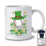 Personalized Custom Name Let The Shenanigans Begin; Lovely St. Patrick's Day Leprechaun Baseball T-Shirt