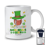 Personalized Custom Name Let The Shenanigans Begin; Lovely St. Patrick's Day Leprechaun Football T-Shirt