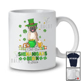 Personalized Custom Name Let The Shenanigans Begin; Lovely St. Patrick's Day Leprechaun Pug T-Shirt