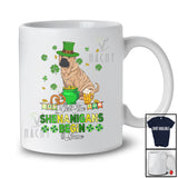 Personalized Custom Name Let The Shenanigans Begin; Lovely St. Patrick's Day Leprechaun Shar Pei T-Shirt