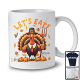 Personalized Custom Name Let's Eat; Humorous Thanksgiving Turkey; Family Dinner T-Shirt