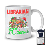 Personalized Custom Name Librarian Crew; Amazing Christmas Jobs Tools; Proud Careers T-Shirt