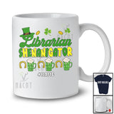 Personalized Custom Name Librarian Shenanigator; Proud St. Patrick's Day Jobs; Beer Drinking T-Shirt