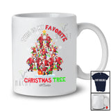 Personalized Custom Name My Favorite Christmas Tree; Joyful X-mas Lights Trump Back President T-Shirt