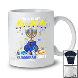 Personalized Custom Name My Hanukkah Pajama Shirt; Joyful Custom Name Boxing Gloves Player T-Shirt