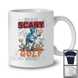 Personalized Custom Name My Scary Golf Costume; Creepy Halloween Zombie Playing Sport T-Shirt