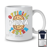 Personalized Custom Name Official Pizza Tester, Humorous Halloween Food, Dinner Family T-Shirt