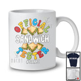 Personalized Custom Name Official Sandwich Tester, Humorous Halloween Food, Dinner Family T-Shirt