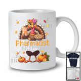 Personalized Custom Name Pharmacist, Lovely Thanksgiving Turkey Pill, Jobs Careers T-Shirt