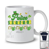 Personalized Custom Name Police Shenanigator; Proud St. Patrick's Day Jobs; Beer Drinking T-Shirt