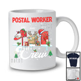 Personalized Custom Name Postal Worker Crew; Amazing Christmas Jobs Tools; Proud Careers T-Shirt