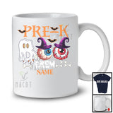 Personalized Custom Name Pre-K Boo Crew, Horror Halloween Ghost Witch Zombie Eyes, Careers T-Shirt