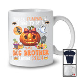Personalized Custom Name Pumpkin Going To Be A Big Brother 2024, Lovely Halloween Family, Pregnancy T-Shirt