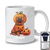 Personalized Custom Name Pumpkin Shar Pei; Humorous Halloween Costume Family T-Shirt